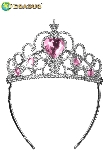 CORONA PRINCIPESSA ARGENTO/ROSA